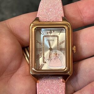 Fossil LE1199 The Wizard of Oz x Fossil Ltd Ed Crystal Fabric Watch-GLINDA-NIB
